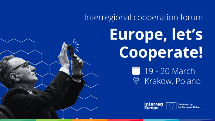 baner informujący o Forum współpracy Interreg Europa